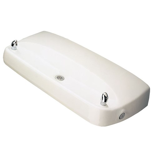 View Model 1431: Wall Mounted Enameled Iron Drinking Fountain